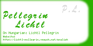 pellegrin lichtl business card